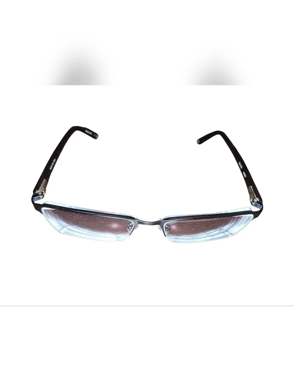 BULOVA DANZIG NAVY AUTHENTIC FRAMES EYEGLASSES 54[]17 140 Case & Cleaning Cloth